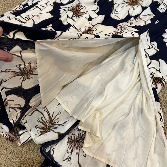 NWT Lulu's Black and Cream Floral Skirt Set Sz XL Womens Sz 14 - Picture 10 of 15